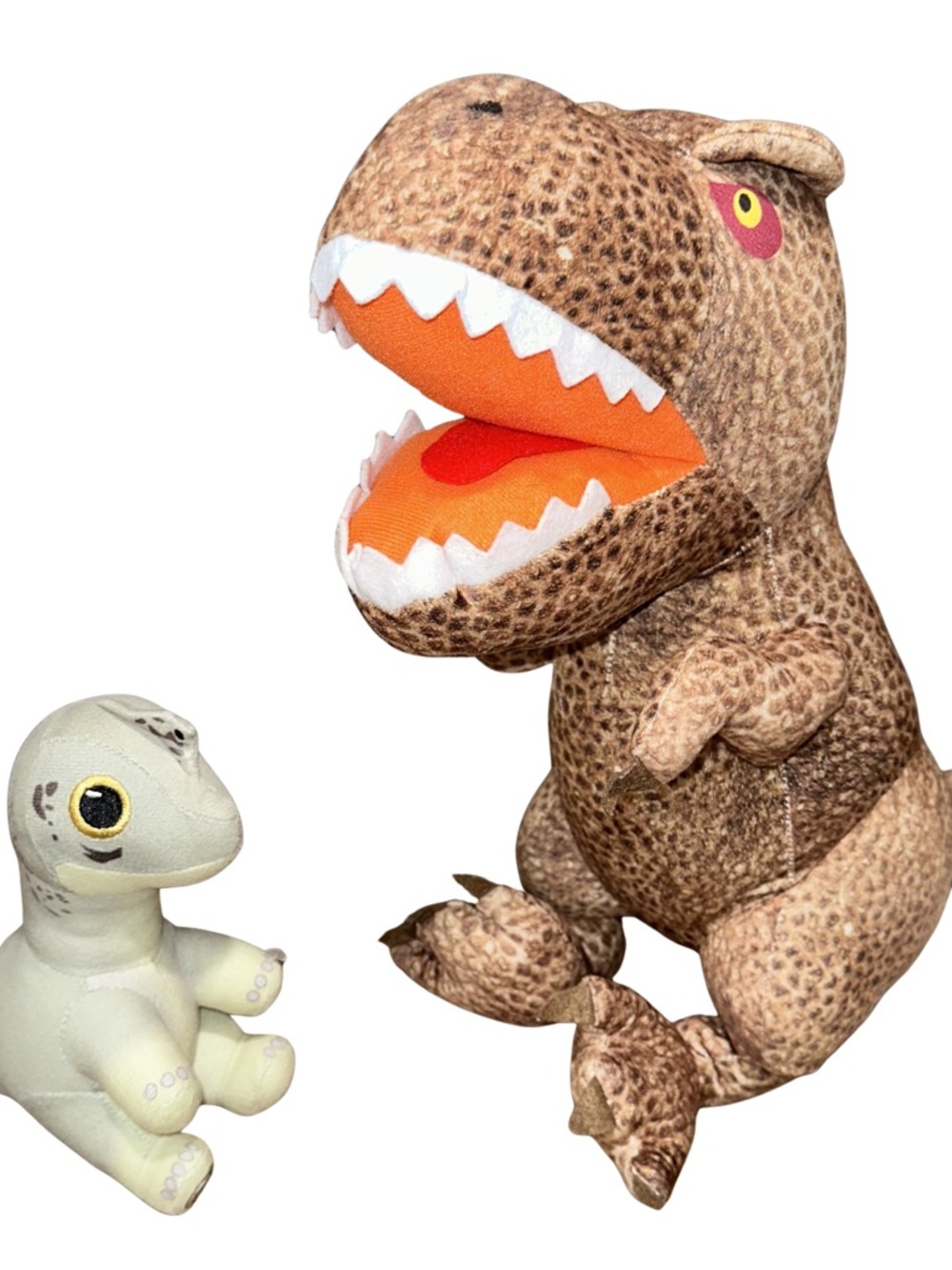 Jurassic World Dominion Rexy T-Rex & Brachiosaurus Soft Plush Cuddle Buddy